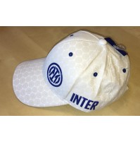 Cappellino Inter ufficiale home bianco con mini loghi new